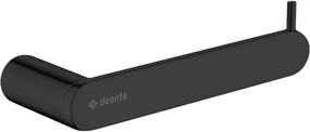 Deante Round, nástenný držiak wc papiera, čierna matná, ADR_N211