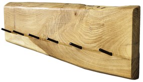 Nástenný vešiak Mammut 80cm akáciový med