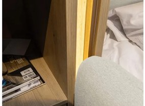 Osvetlenie BC Bed-Concept, Farby: sivá