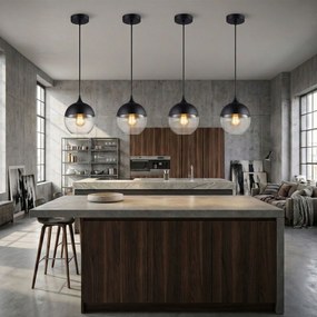 Toolight - Závesné svietidlo Zenit A, APP018-1CP, čierna, OSW-00126