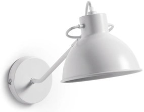 Biele nástenné svietidlo Offelis – Kave Home