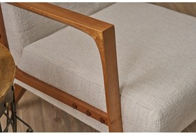 Kreslo Kramer K (krémová). Akcia -18%. Vlastná spoľahlivá doprava až k Vám domov. 1101661