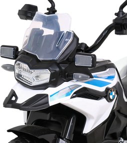 Ramiz Policajný motocykel BMW F850 GS s batériou pre deti + pomocné kolesá + siréna + svetlá + 2 kufre + bezplatné štartovanie