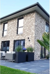 Kvetináč ELEMENTO, sklolaminát, šírka 88 cm, antracit