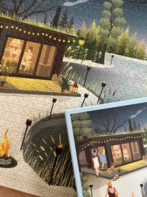 ViSSEVASSE Puzzle Sauna by Lake 1000 dielikov