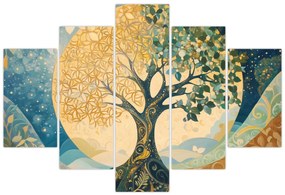 Obraz – Strom života v mesiaci (150x105 cm)