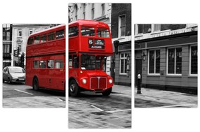 Obraz -Londýn s autobusom (90x60 cm)