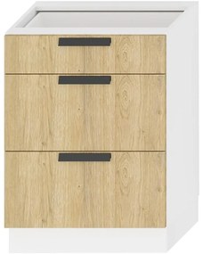 Kuchynská skrinka Denis d60s/3 dub london/biela