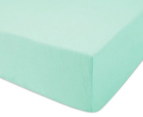 DETSKÉ JERSEY PRESTIERADLO 039 80X160 CM MENTOLOVÉ