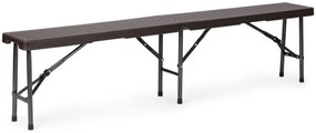 Bestent Cateringová súprava stôl + 2 lavičky 180cm Brown Rattan