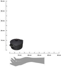 Keramický hrniec Mini Black, (fi) 13 cm