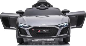 LEAN CARS Elektrické autíčko Audi R8 Lift A300 strieborné