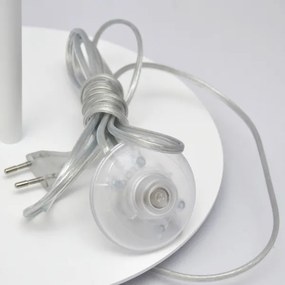 LED Stojacia lampa HELEN 1xE27/15W/230V biela