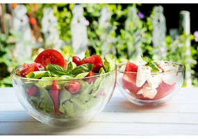 Sklenená dvojstenná servírovacia misa Vialli Design Double, 500 ml