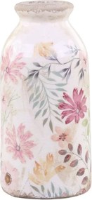 Keramická dekoračná váza s kvetmi Floral Auray - Ø 7*15cm