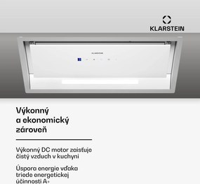 Klarstein Ventimate digestor, dotykové ovládanie, odsávanie/recirkulácia, EEK A+, 3 úrovne, LED, tichý