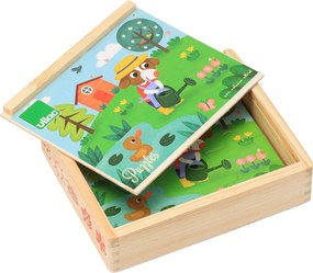 Vilac Drevené puzzle - 4 ročné obdobia