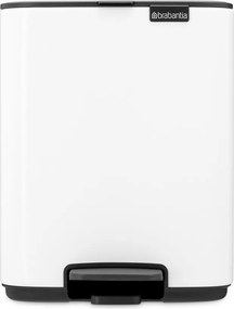 Biely pedálový oceľový odpadkový kôš 7 l Bo – Brabantia