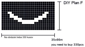 Nálepky na stenua samolepky srdce I SENTOP FA-501 FA501