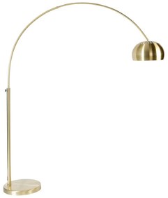 Stojacia lampa v mosadznej farbe Zuiver Bow