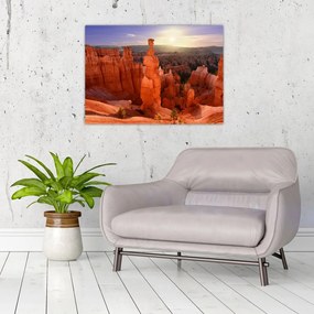 Sklenený obraz - Národný park Utah (70x50 cm)