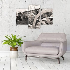 Obraz - Kormidlo plachetnice (90x60 cm)