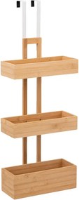 Závesný bambusový regál na dvere SHELF