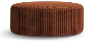 Menčestrový taburet v tehlovej farbe Dia – Micadoni