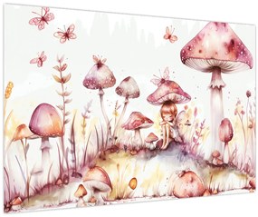 Obraz - Ružová víla (90x60 cm)