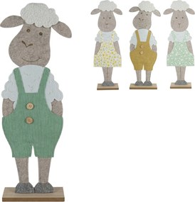 Veľkonočná dekorácia FELT LAMB 50 cm - viac farieb Farba: Zelená