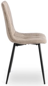 PROXIMA.store - Čalúnená jedálenská stolička ROBIN 2 FARBA: čierna