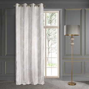 ZATEMŇOVACÍ ZÁVES NA KRÚŽKOCH LIMITED COLLECTION LUNA2 140X250 CM BIELA