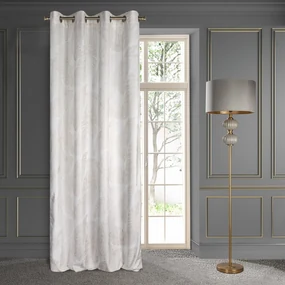 ZATEMŇOVACÍ ZÁVES NA KRÚŽKOCH LIMITED COLLECTION LUNA2 140X250 CM BIELA