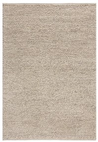 Svetlosivý vlnený koberec Flair Rugs Minerals, 80 x 150 cm