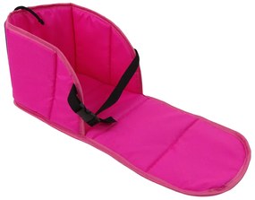 LEAN TOYS Mäkký matrac do saní, tri upevňovacie prvky - ružová