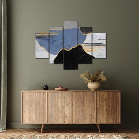 Obraz - Textúrované tvary (150x105 cm)