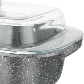 Florina Hliníkový pekáč s aróma pokrievkou Lava 4,5 l, 4,5 l, 32 × 22 × 11 cm