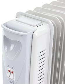 Elektrický olejový radiátor NB-1011 2000 W - biela