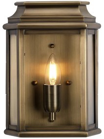 Elstead - Vonkajšie nástenné svietidlo ST MARTINS 1xE27/100W/230V IP44 bronz