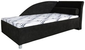 Jednolôžková posteľ (váľanda) 90 cm Pearline Plus (s molitanovým matracom) (P). Vlastná spoľahlivá doprava až k Vám domov. 774156