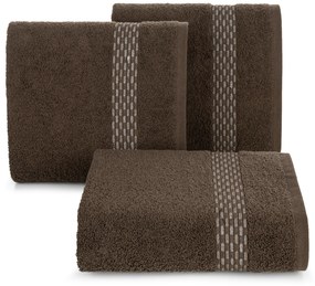 BAVLNENÝ UTERÁK RIVA 70X140 CM HNEDÁ