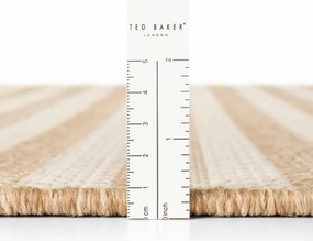 Ted Baker, Kusový koberec Ted Baker Haringey 106393 Natural White ovál, 160x230, béžová, chodba / predsieň