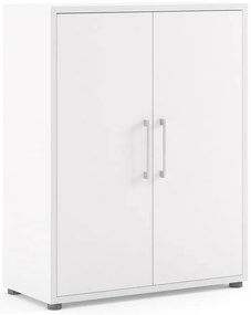 Biela modulárna knižnica 89x113 cm Prima – Tvilum