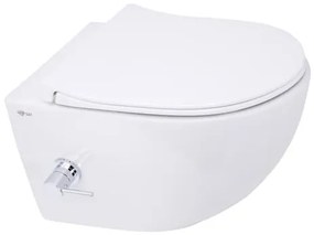Wc s bidetom závesné SAT Infinitio vrátane dosky softclose, zadný odpad SATINF011RREXPBFC