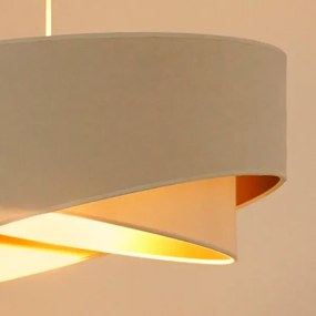 Brilagi - LED Luster na lanku LYRA 1xE27/15W/230V krémová/biela