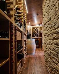 Expovinalia Regál na šampaňské CANEDO CHAMPAGNE Materiál a odstín: Přírodní dub - masiv