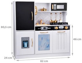 Veľká drevená kuchynka pre deti Jokomisiada ZA5269