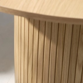 NOLA JEDÁLENSKÝ STÔL - Ø120 cm smoked oak