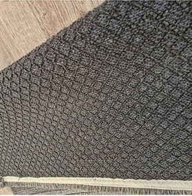 HU Sivý pruhovaný koberec Saloon Grey Rozmer: 80x150 cm