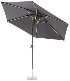 Livarno home Slnečník so solárnym LED osvetlením  (100388080)